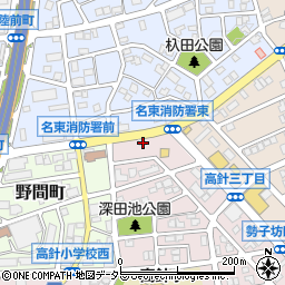 愛知県名古屋市名東区高針3丁目104周辺の地図