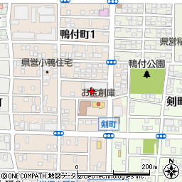 愛知県名古屋市中村区鴨付町2丁目周辺の地図