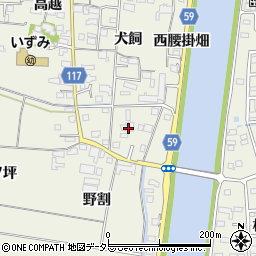 愛知県海部郡大治町砂子野割1655周辺の地図