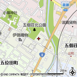 滋賀県東近江市五個荘中町145周辺の地図