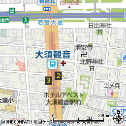 花の店アルフ周辺の地図