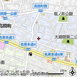 愛知県名古屋市名東区高間町83周辺の地図
