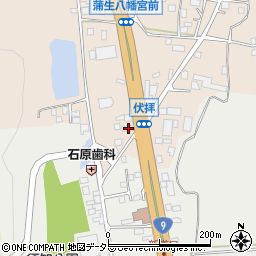 京都府京丹波町（船井郡）蒲生（伏拝）周辺の地図