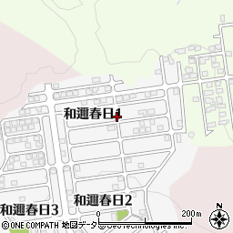 滋賀県大津市和邇春日1丁目周辺の地図