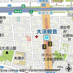 プレサンス大須観音駅前サクシード周辺の地図