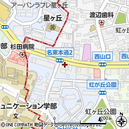 愛知県名古屋市名東区名東本通2丁目34周辺の地図