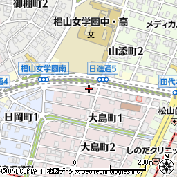 愛知県名古屋市千種区大島町1丁目9周辺の地図