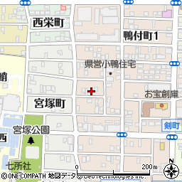 愛知県名古屋市中村区小鴨町59周辺の地図