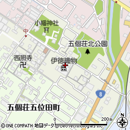 滋賀県東近江市五個荘中町212周辺の地図