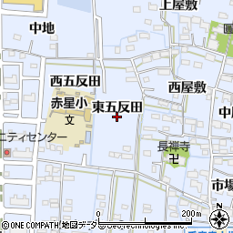 愛知県名古屋市中川区富田町大字千音寺（東五反田）周辺の地図