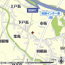 愛知県豊田市加納町下戸長1周辺の地図