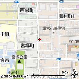 愛知県名古屋市中村区小鴨町54周辺の地図