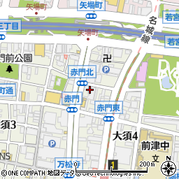 愛知県名古屋市中区大須4丁目2-56周辺の地図