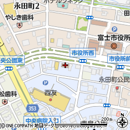 理研産業・補聴器センター　富士市役所前店周辺の地図