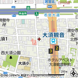 柴田ハム食品株式会社　本社周辺の地図
