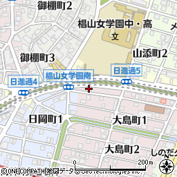 愛知県名古屋市千種区大島町1丁目4周辺の地図