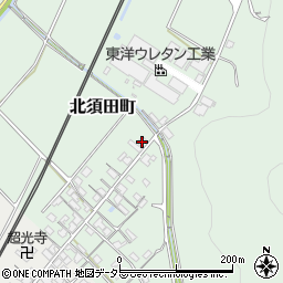 滋賀県東近江市北須田町419-1周辺の地図