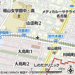 愛知県名古屋市千種区日進通6丁目周辺の地図