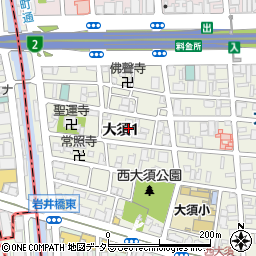 愛知県名古屋市中区大須1丁目18周辺の地図