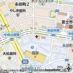 カメラのキタムラ富士市役所前店周辺の地図