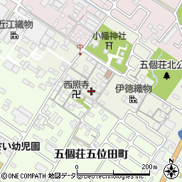 滋賀県東近江市五個荘中町314周辺の地図