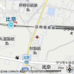 静岡県富士市比奈628周辺の地図