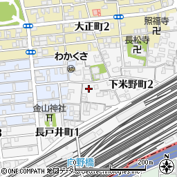 愛知県名古屋市中村区下米野町3丁目18周辺の地図