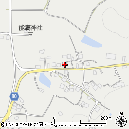 京都府船井郡京丹波町上野北垣内周辺の地図