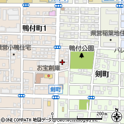 愛知県名古屋市中村区鴨付町2丁目10周辺の地図