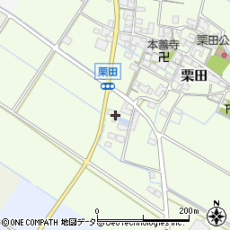 滋賀県愛知郡愛荘町栗田229周辺の地図