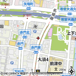 愛知県名古屋市中区大須4丁目1-47周辺の地図