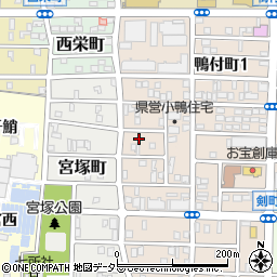 愛知県名古屋市中村区小鴨町50周辺の地図