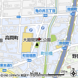 愛知県名古屋市名東区高間町497周辺の地図