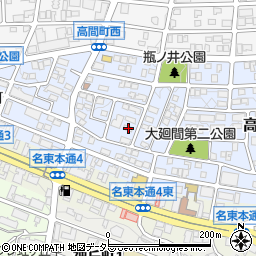 愛知県名古屋市名東区高間町297周辺の地図