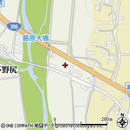 三重県いなべ市藤原町下野尻86周辺の地図