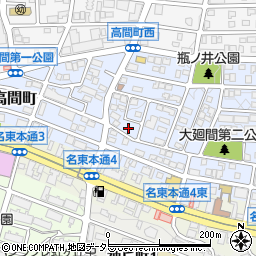 愛知県名古屋市名東区高間町277周辺の地図