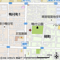 愛知県名古屋市中村区鴨付町2丁目5周辺の地図