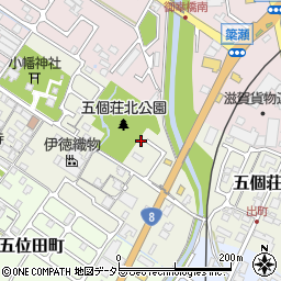 滋賀県東近江市五個荘中町158-4周辺の地図
