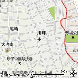 愛知県大治町（海部郡）鎌須賀（川畔）周辺の地図