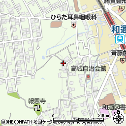滋賀県大津市和邇高城156周辺の地図