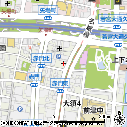 愛知県名古屋市中区大須4丁目1-43周辺の地図