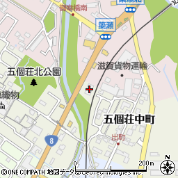 滋賀県東近江市五個荘中町43-3周辺の地図