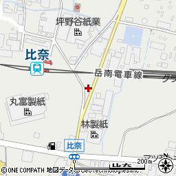 静岡県富士市比奈632周辺の地図