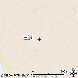 愛知県豊根村（北設楽郡）三沢（上平）周辺の地図
