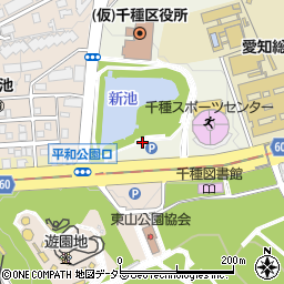 平和公園トイレ１２周辺の地図