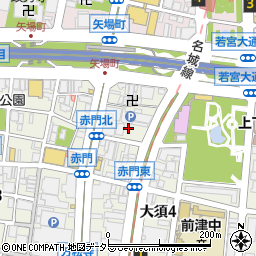 愛知県名古屋市中区大須4丁目1-52周辺の地図