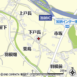 愛知県豊田市加納町下戸長30周辺の地図