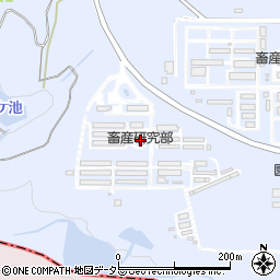 畜産研究部周辺の地図