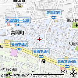 愛知県名古屋市名東区高間町58周辺の地図