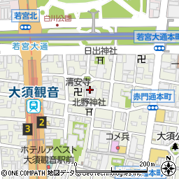 桐戸商店周辺の地図